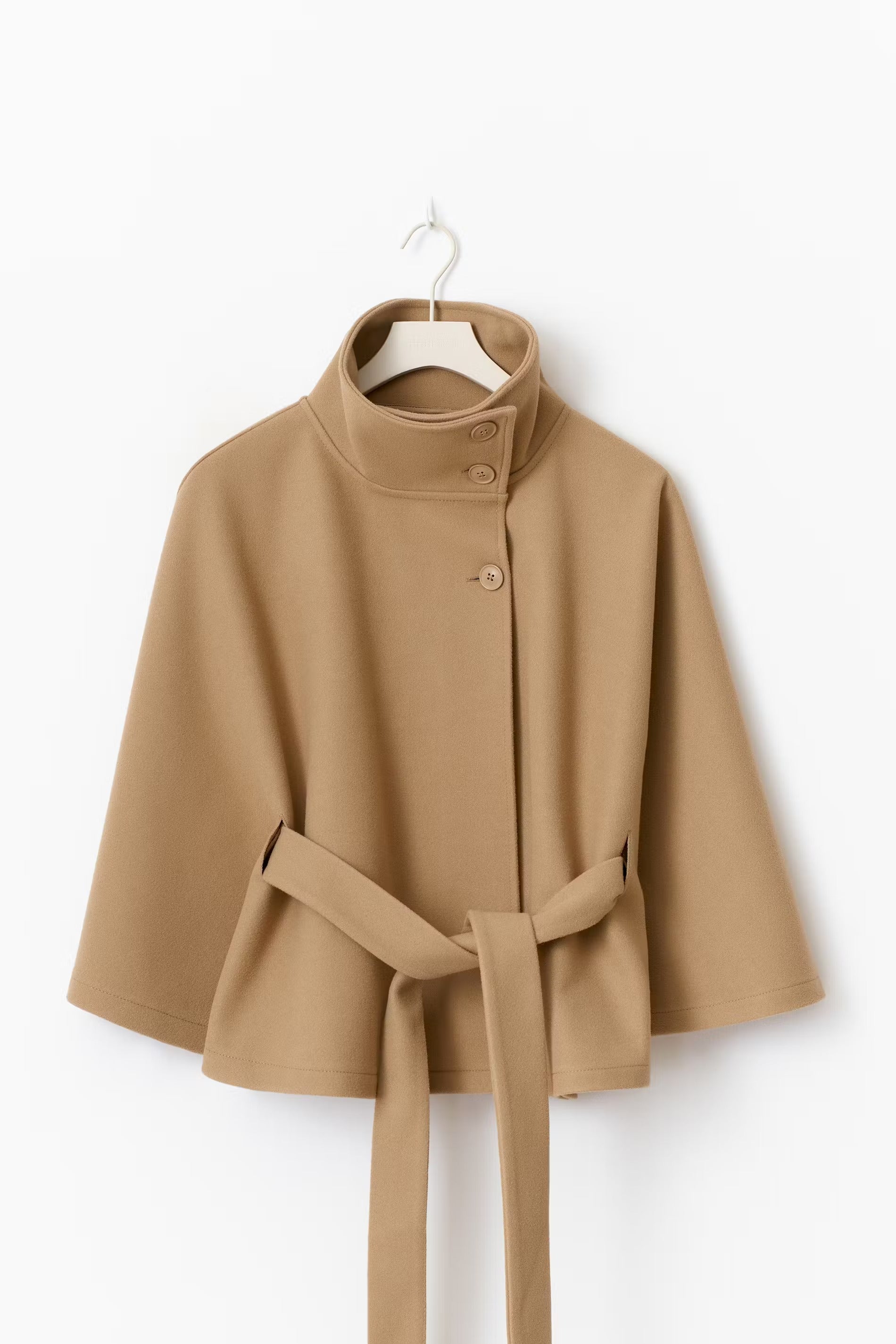 Belted Cape Jacket
